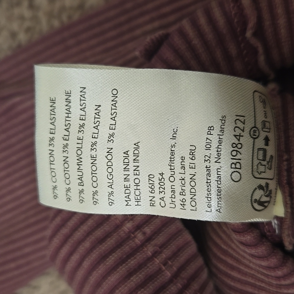 New Free People We The Free Ribbed Slim Cardigan Button Front Minimalist Y2K 90s - Picture 12 of 12